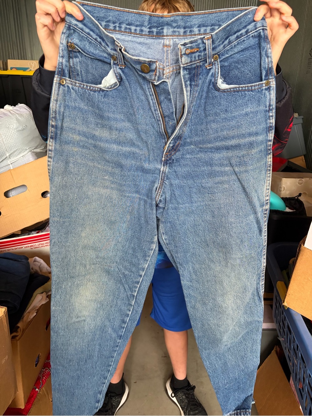 Women’s Vintage Chic Blue Jeans. Size 12. Rarely Worn